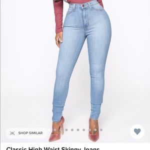 Fashion Nova High-Waisted Skinny Jeans
